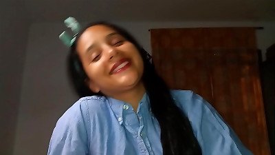 takes all the cum in her throat after school, deep throats and massages the hard-on with her tongue until she can deepthroat!!! Incredible!!!