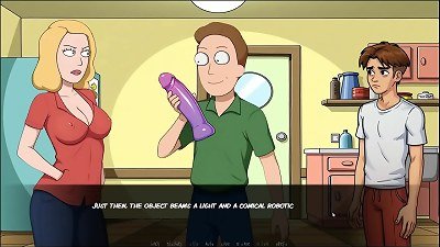 Portal porn Demoniums [ PARODY anime porn GAME ] Ep.1 Morty's sister spraying in the shower !