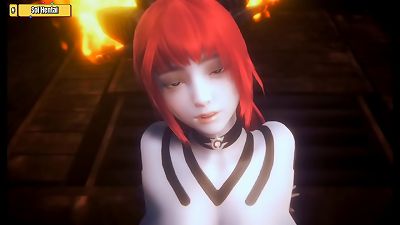 anime porn 3-dimensional ( HS32)- yam-sized titty fire dragon