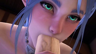 Booked a hotel apartment with Elf l 3d anime uncensored SFM